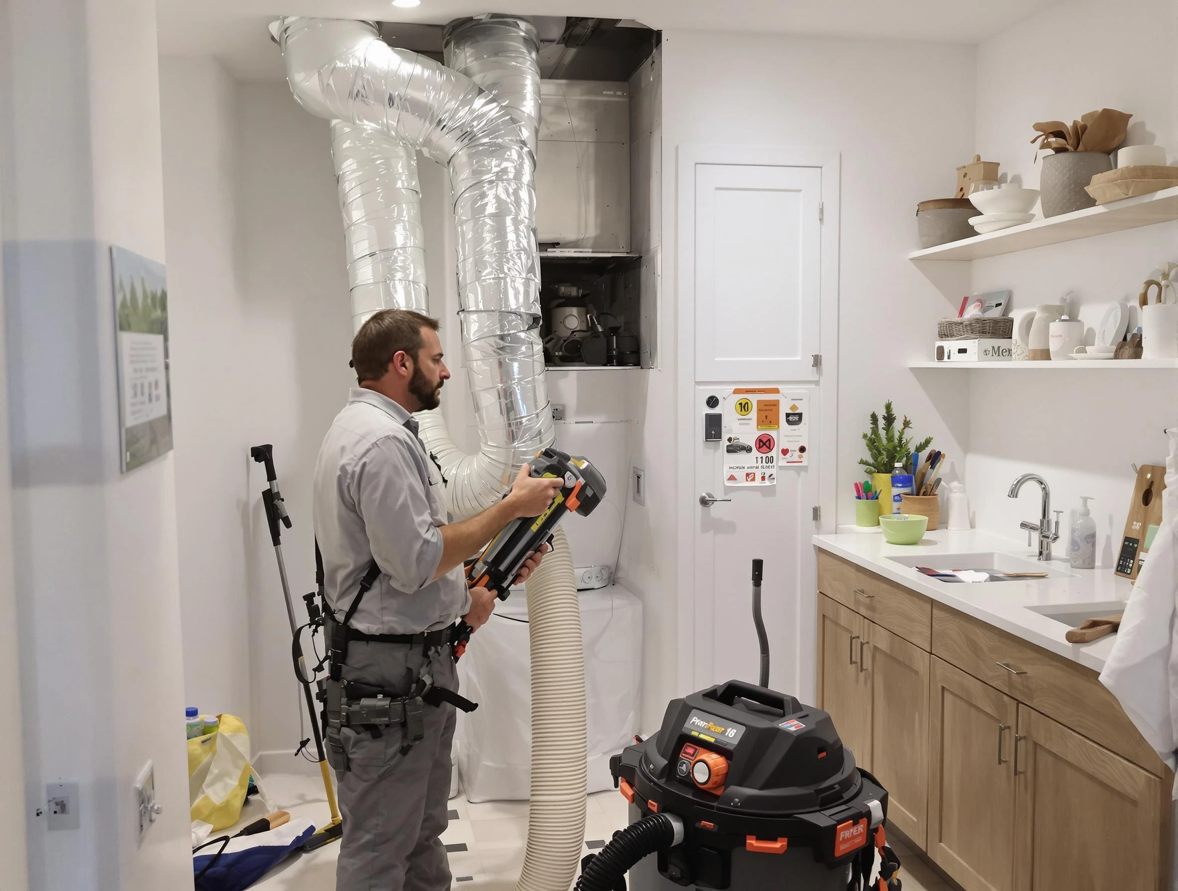 Clogged Dryer Vent Cleaning in Brandermill